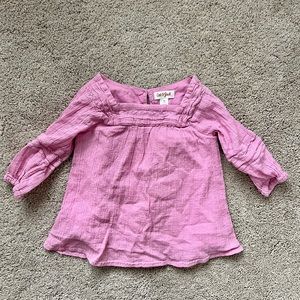 Pink toddler girl’s blouse